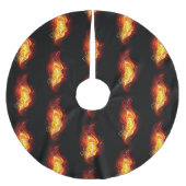 Feather Polyester Weihnachtsbaumdecke (Vorderseite)