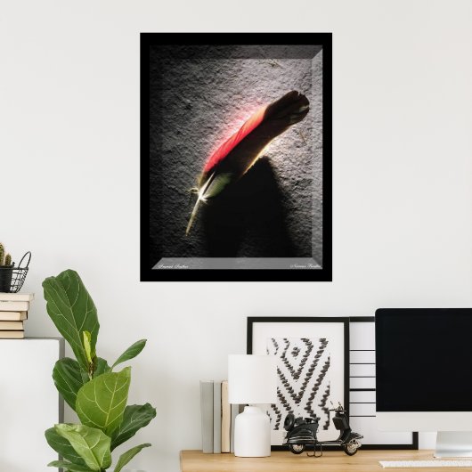 Feather Poster (Heimbüro)