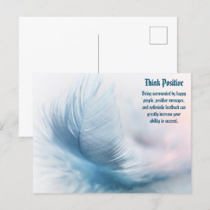 Feather Postkarte