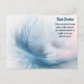 Feather Postkarte (Vorderseite)