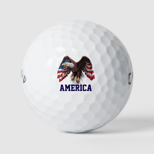 Feather Pride American Eagle Golfball (Vorderseite)