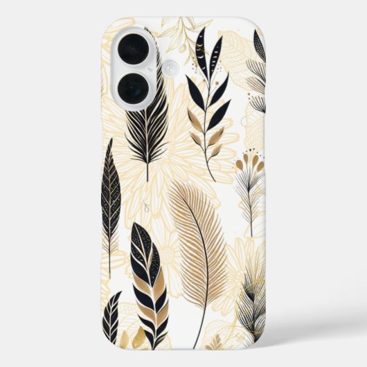 Feather Printed Phone Case (Rückseite)