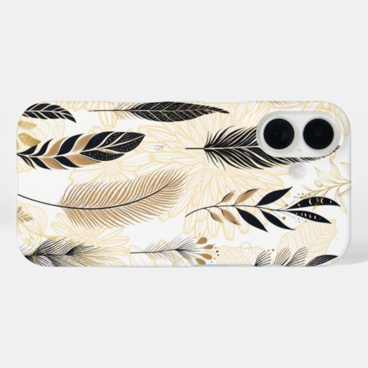 Feather Printed Phone Case (Rückseite (Horizontal))