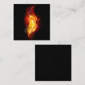 Feather Quadratische Visitenkarte (Vorne/Hinten)