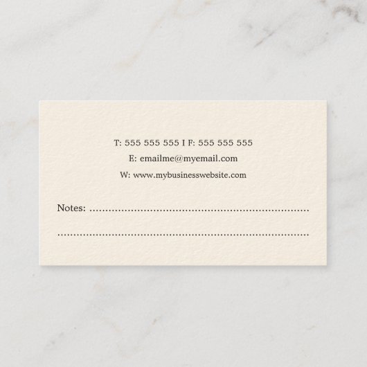 Feather Quill Author Writer Book Publishing Visitenkarte (Rückseite)