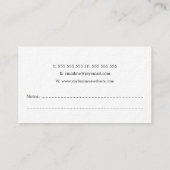 Feather Quill Author Writer Editor Publishing  Visitenkarte (Rückseite)