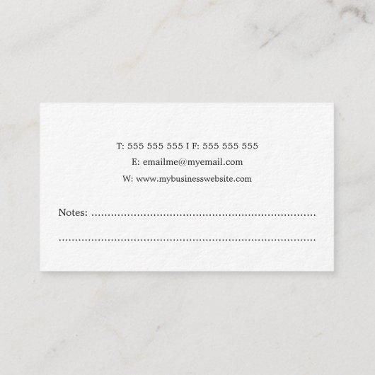 Feather Quill Author Writer Editor Publishing Visitenkarte (Rückseite)