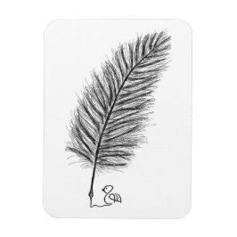 Feather Quill die Stimme der Gedanken und Emotione Magnet