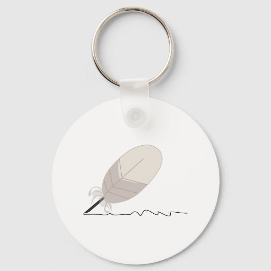 Feather Quill Schlüsselanhänger (Vorderseite)