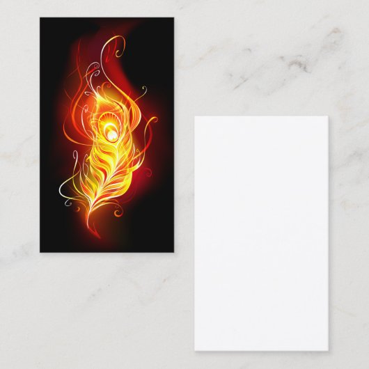 Feather Rabattkarte (Vorne/Hinten)