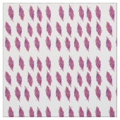 Feather Red Pink Watercolor Stoffe (Muster)