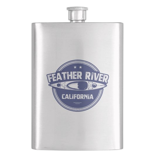 Feather River, Kalifornien Flachmann (Vorderseite)