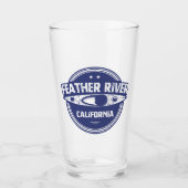 Feather River, Kalifornien Glas (Vorderseite)