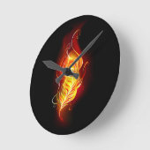 Feather Runde Wanduhr (Winkel)