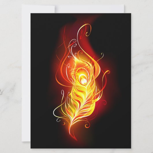 Feather Save The Date (Vorderseite)