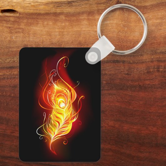 Feather Schlüsselanhänger (Rückseite)