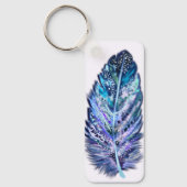 Feather Schlüsselanhänger - Benutzerdefinierte Far (Vorderseite)