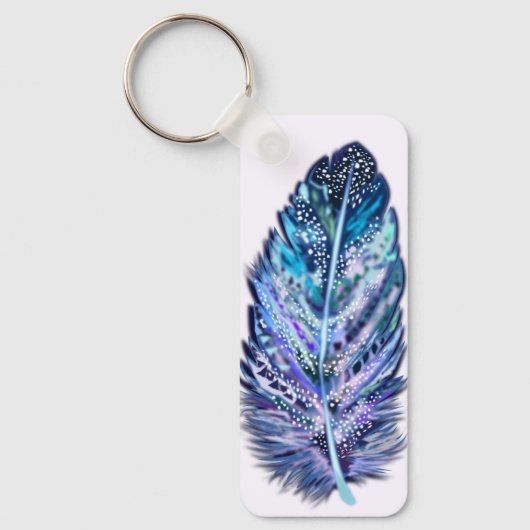 Feather Schlüsselanhänger - Benutzerdefinierte Far (Vorderseite)