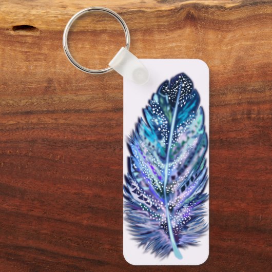 Feather Schlüsselanhänger - Benutzerdefinierte Far (Vorderseite)