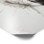 Feather - Schwarzweiß Fotodruck (Ecke)