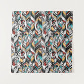 Feather seamless pattern wandteppich (Vorderseite)