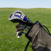 Feather Segen in Blue Golf Head Cover Headcover (In SItu)