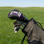 Feather Segen in Lila Golf Head Cover Headcover (In SItu)