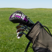 Feather Segen in rosa Golf Head Cover Headcover (In SItu)