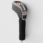Feather Segen in Rust Golf Head Cover Headcover (angewinkelt)