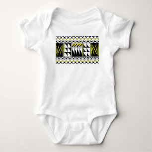 Feather Segnungen in Gelb Baby Strampler