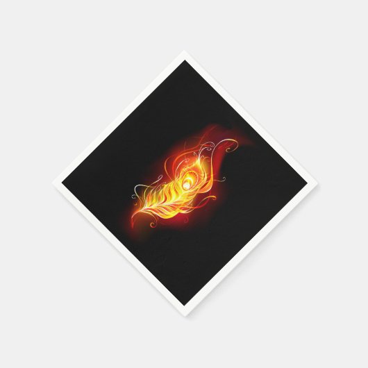 Feather Serviette (Ecke)