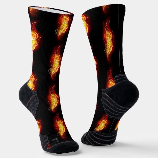 Feather Socken (Gewinkelt)