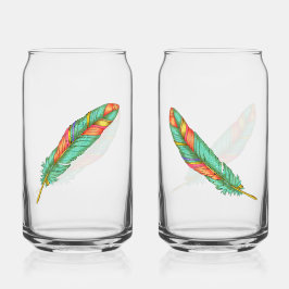Feather Soda Glas