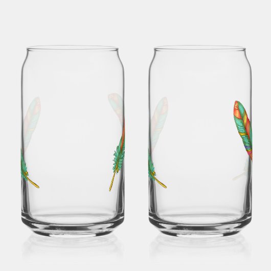Feather Soda Glas (Rechts)