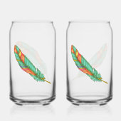 Feather Soda Glas (Rückseite)