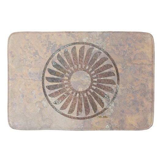 Feather Spiral Badematte (Vorderseite)