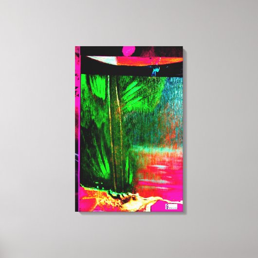 Feather Stretched Canvas Print Leinwanddruck (Vorderseite)