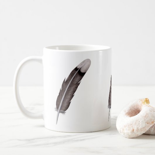 Feather-Tasse Kaffeetasse (Mit Donut)