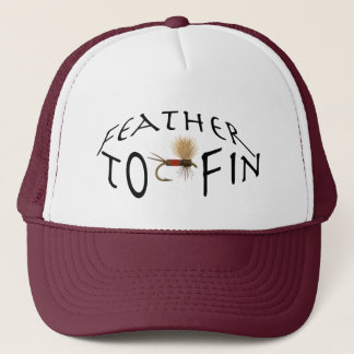 Feather to Fin Fly Fishing Monogram Truckerkappe