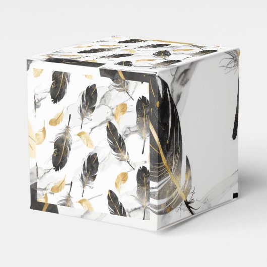 "Feather Touch Cube Geschenkboxen" Geschenkschachtel (Vorderseite)