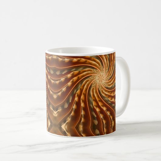Feather Twirl Kaffeetasse (VorderseiteRechts)