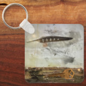 Feather und Key-Schlüsselanhänger Schlüsselanhänger (Vorderseite)
