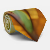 Feather und Leaf Abstrakte künstlerische Intellige Krawatte (Gerollt)