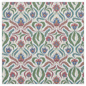 Feather Verlasse Floral Damask in Blue Green Red Stoff (Muster)