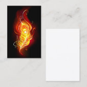 Feather Visitenkarte (Vorne/Hinten)