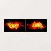 Feather Visitenkarten (Außenseite Aufgefaltet)