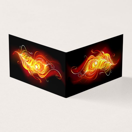 Feather Visitenkarten (Vorderseite)