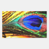 Feather von Shirley Taylor Rechteckiger Aufkleber (Vorderseite)