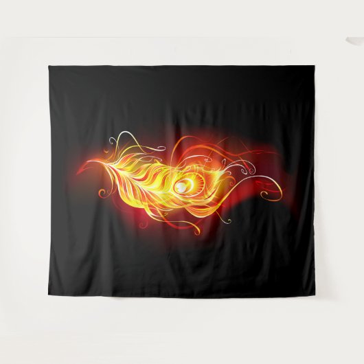 Feather Wandteppich (Vorderseite (Horizontal))