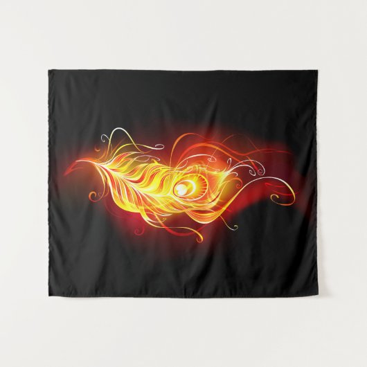 Feather Wandteppich (Vorderseite (Horizontal))